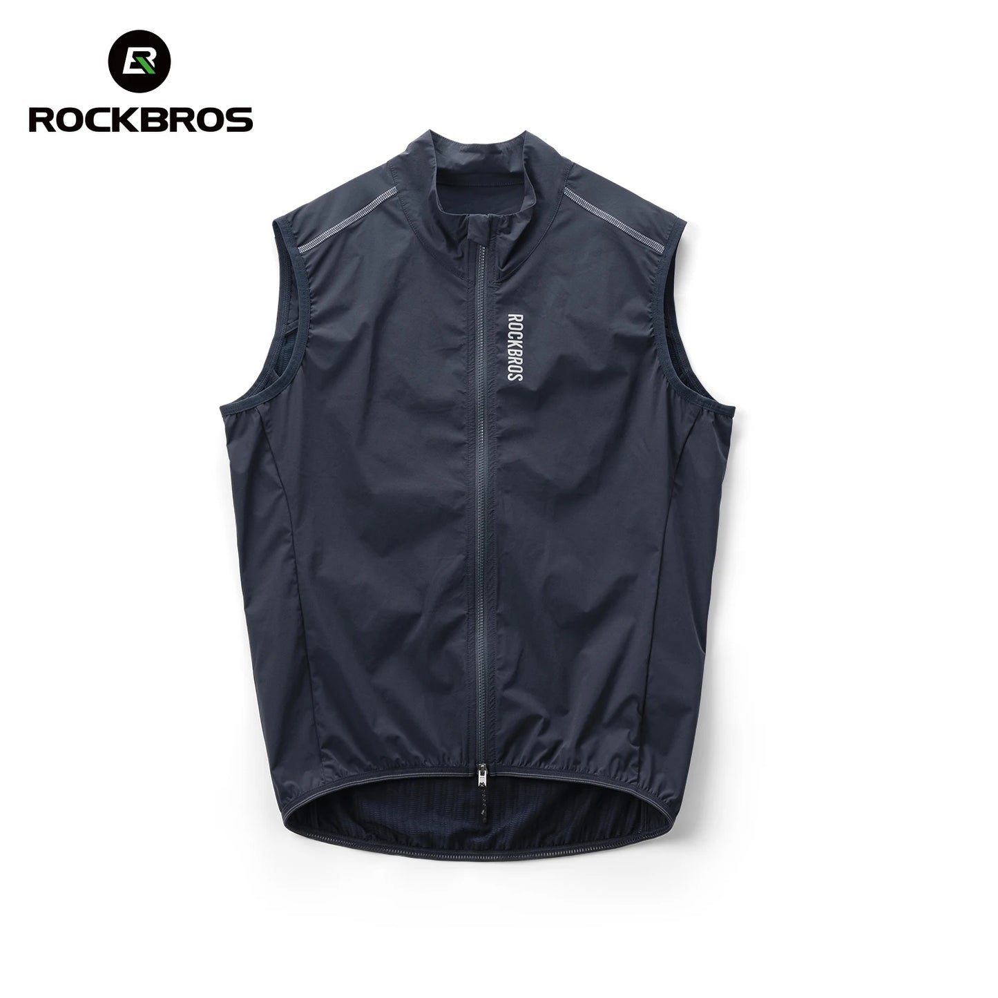 ROCKBROS Summer Cycling Vest Lightweight Breathable Sleeveless Jacket
