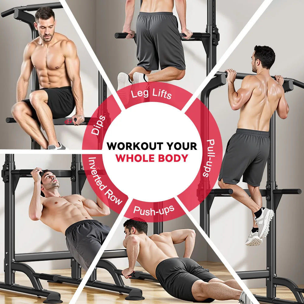 Botifly Power Tower Pull Up Dip Station for Home Gym