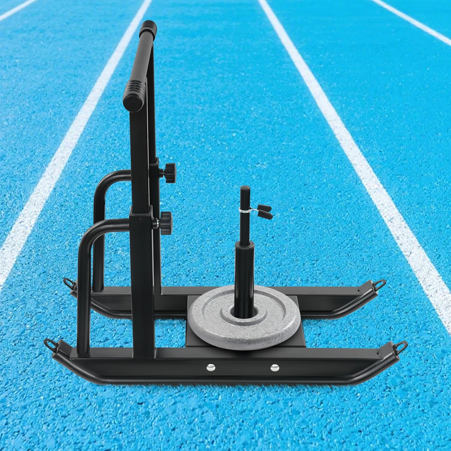 Adjustable Height Steel Fitness Sled For Home Gym Resistance Training