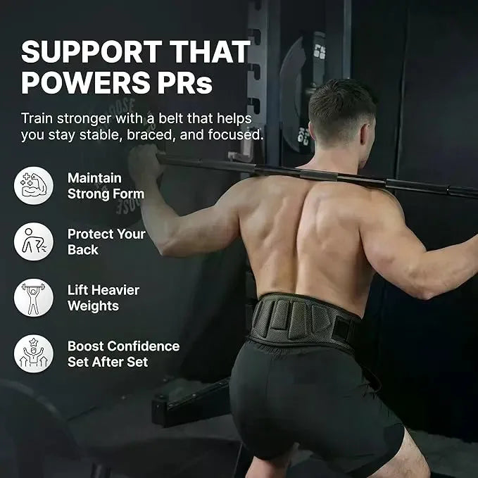 Adjustable Weightlifting Belt for Squats Deadlifts and Gym Workouts