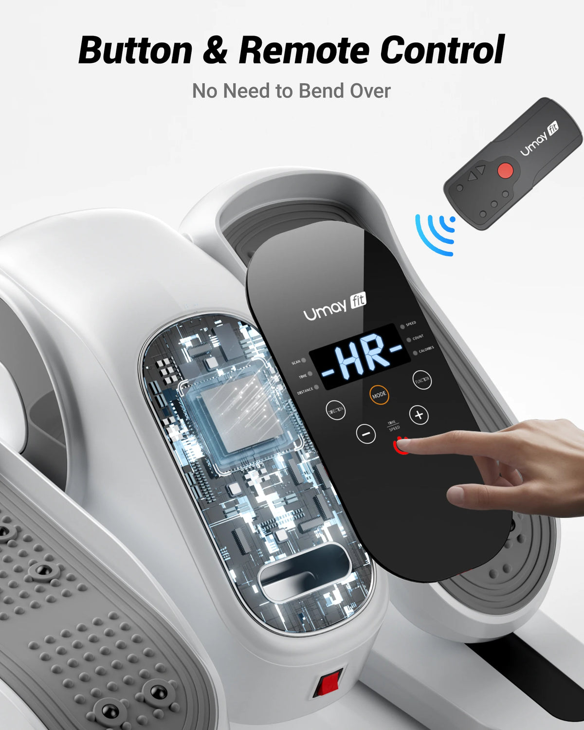 UMAY Electric Under Desk Elliptical With Remote Control