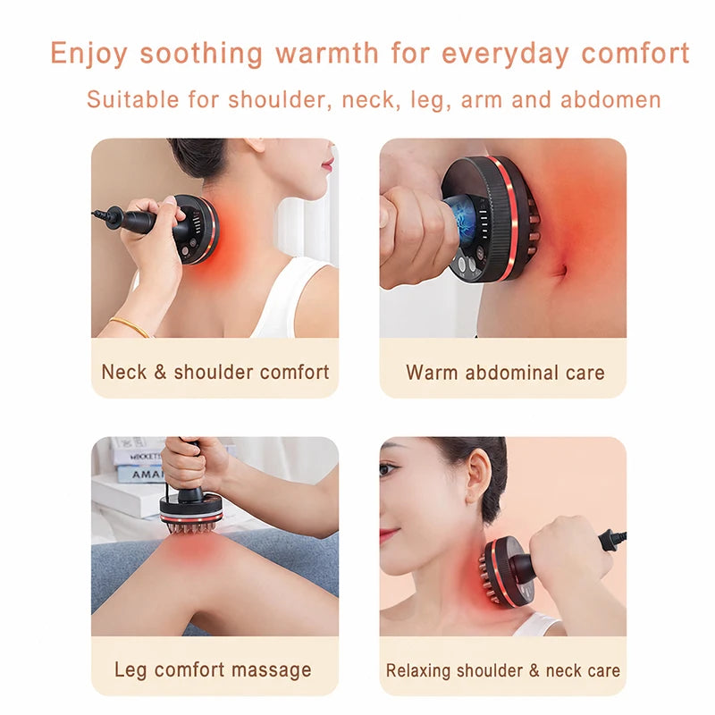Beemyi Meridian Electric Massage Brush Portable Body Massager