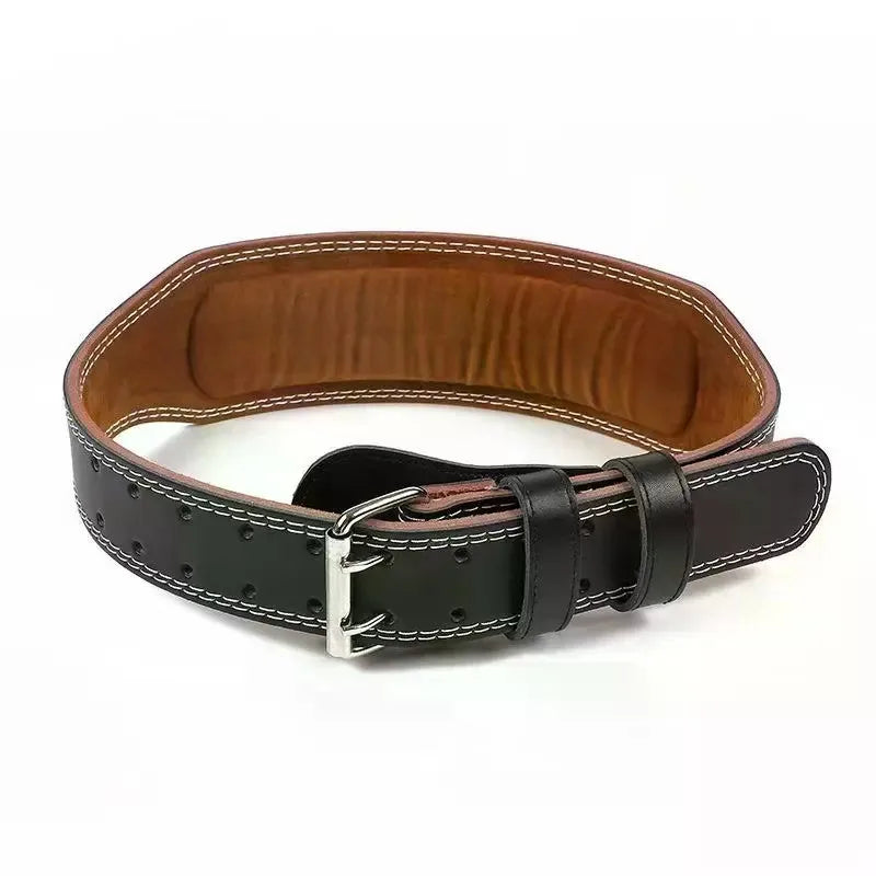Adjustable PU Leather Weightlifting Belt With Lumbar Support