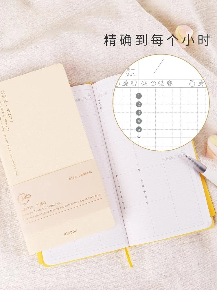 Undated Weekly Monthly Daily Planner Journal For School And Office
