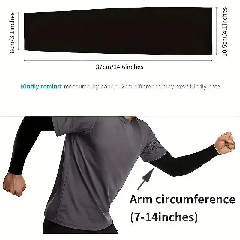 Cooling Arm Sleeve for Men and Women Ice Silk Protection