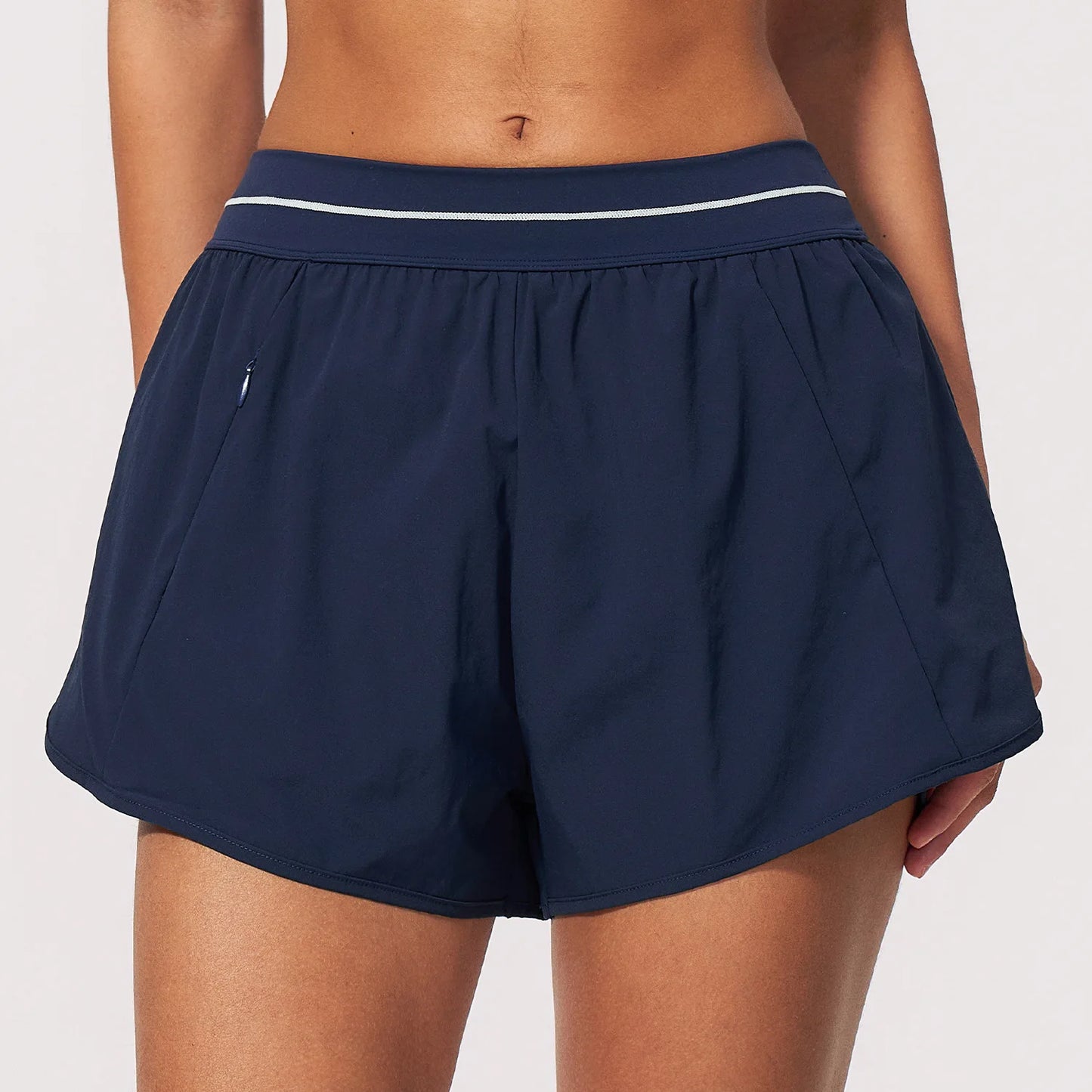 SYRY Women's Quick Dry High Waist Running Shorts With Pockets