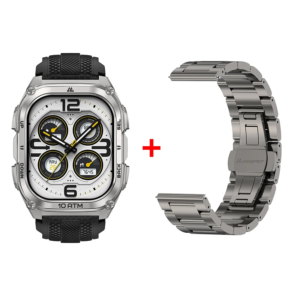 KOSPET Tank M4 Smartwatch With GPS Offline Maps 10ATM