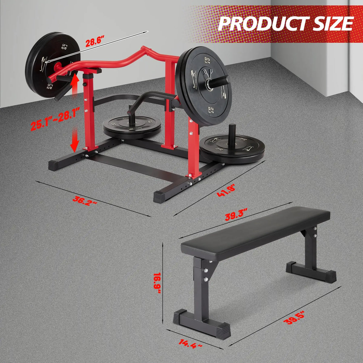 Chest Press Machine With Independent Arms For Home Gym Training