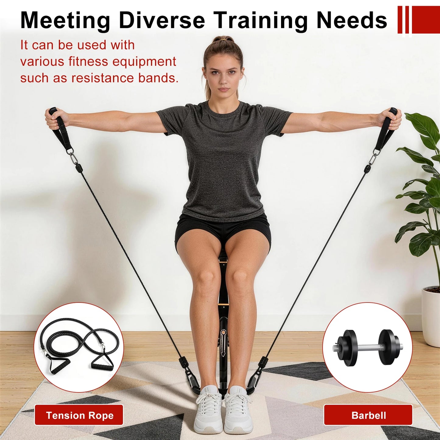 Squat Machine For Home Gym Adjustable Glute And Leg Strengthener
