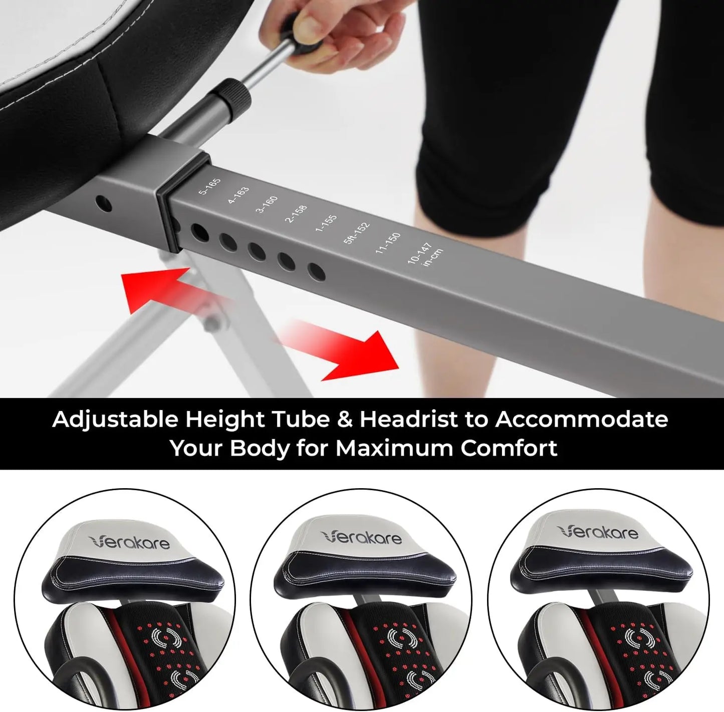 YTYIN Inversion Table With Heat And Massage Therapy