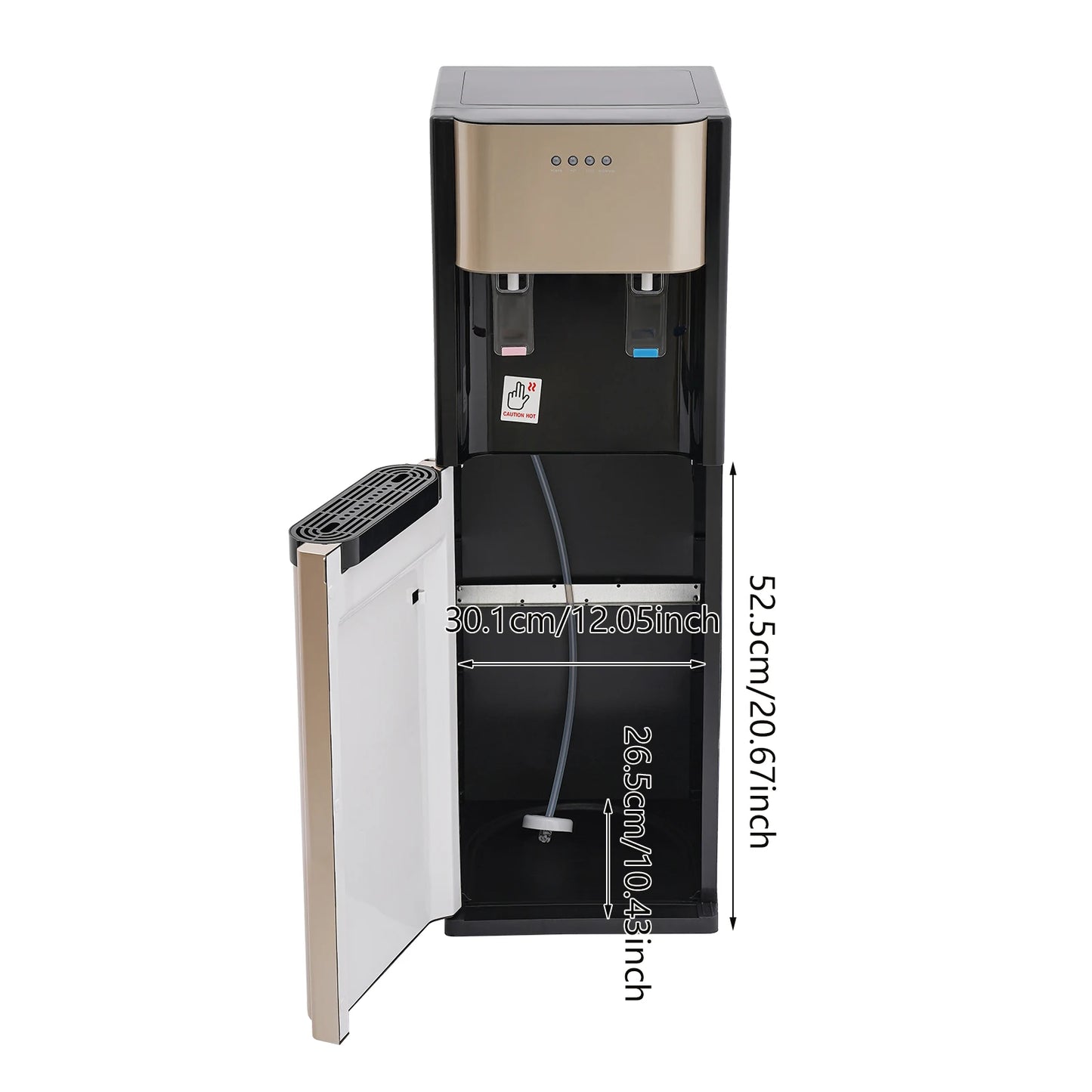 Bottom Loading Water Dispenser 304 Stainless Steel Hot Cold Cooler