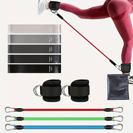 Home Gym Leg Hip Toning System With Adjustable Resistance Bands