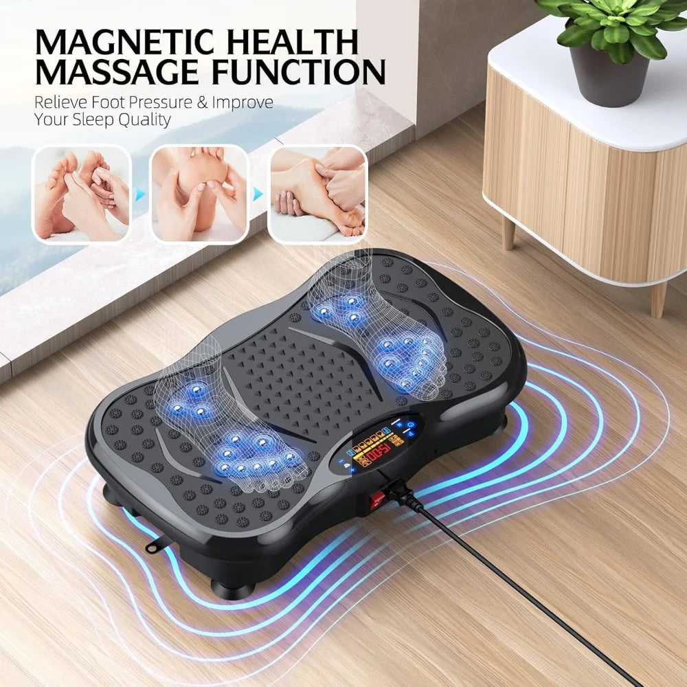 GMCXAX Vibration Plate Exercise Machine for Lymphatic Drainage and Weight Loss