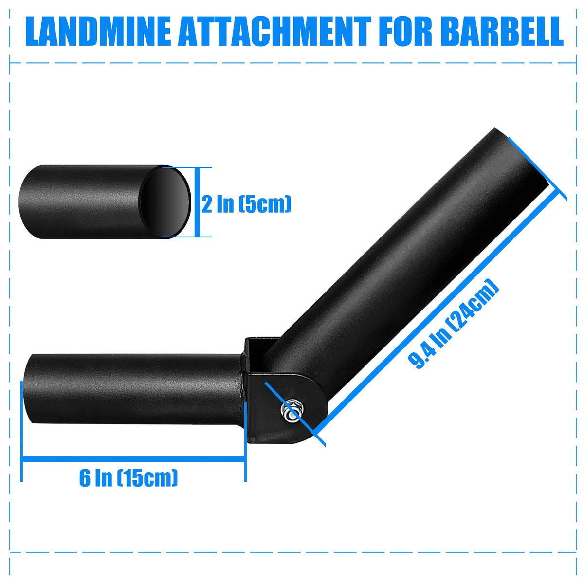 MARSAFIT T Bar Row Landmine Attachment for Strength Training