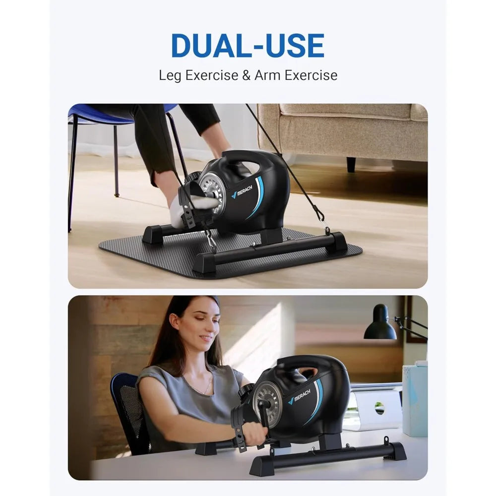 YTYIN Under Desk Bike Pedal Exerciser With Quiet Magnetic Resistance