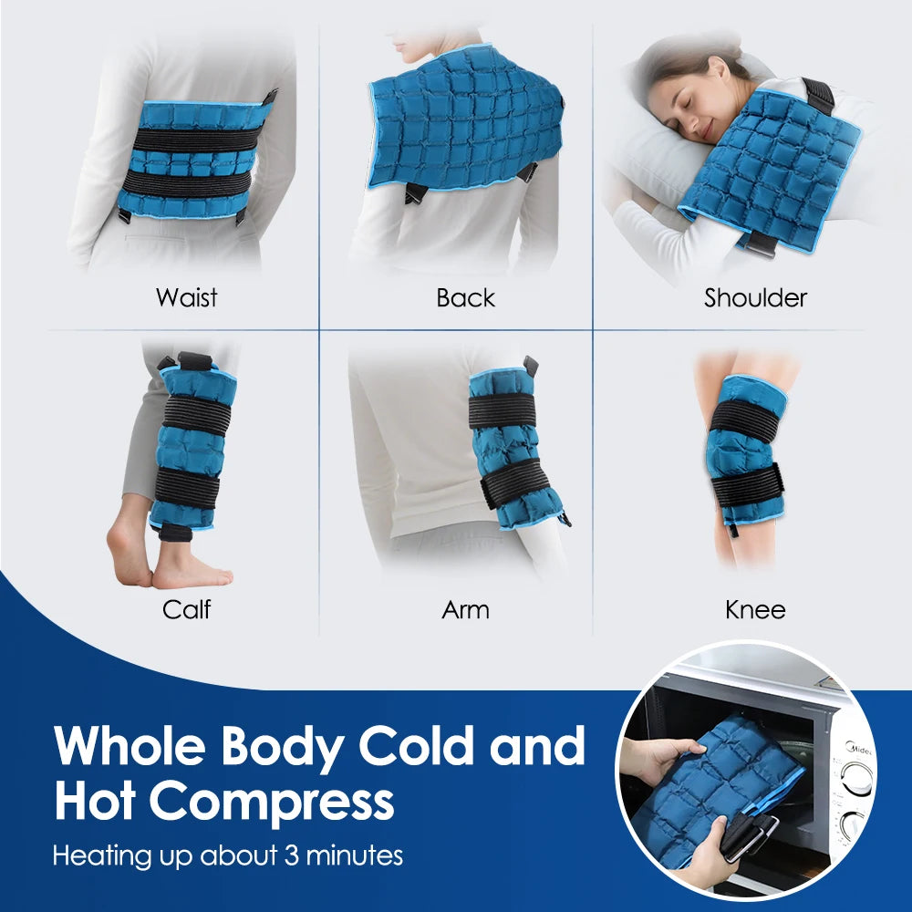 Hailicare Self Absorbent Ice Pack For Back Knee Leg Hot Cold Therapy