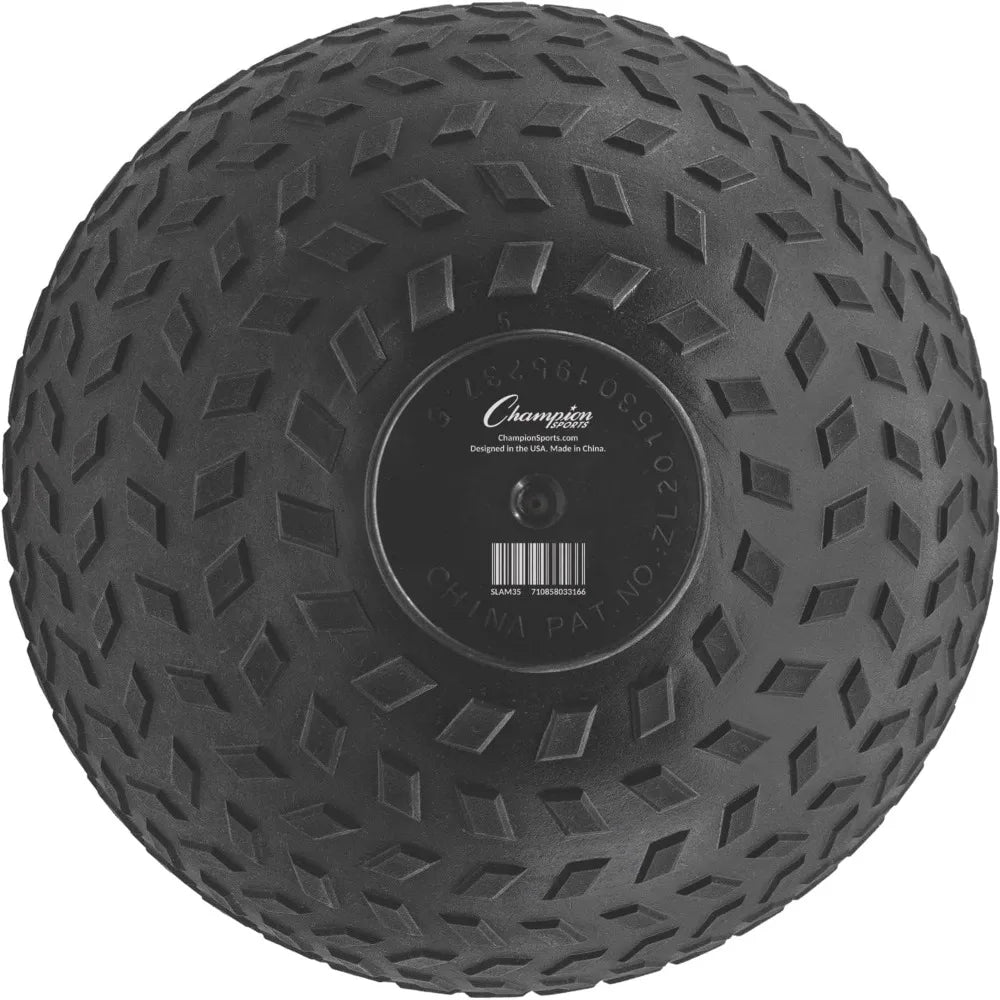 Champion Sports Durable Rubber Slam Ball For Strength Training