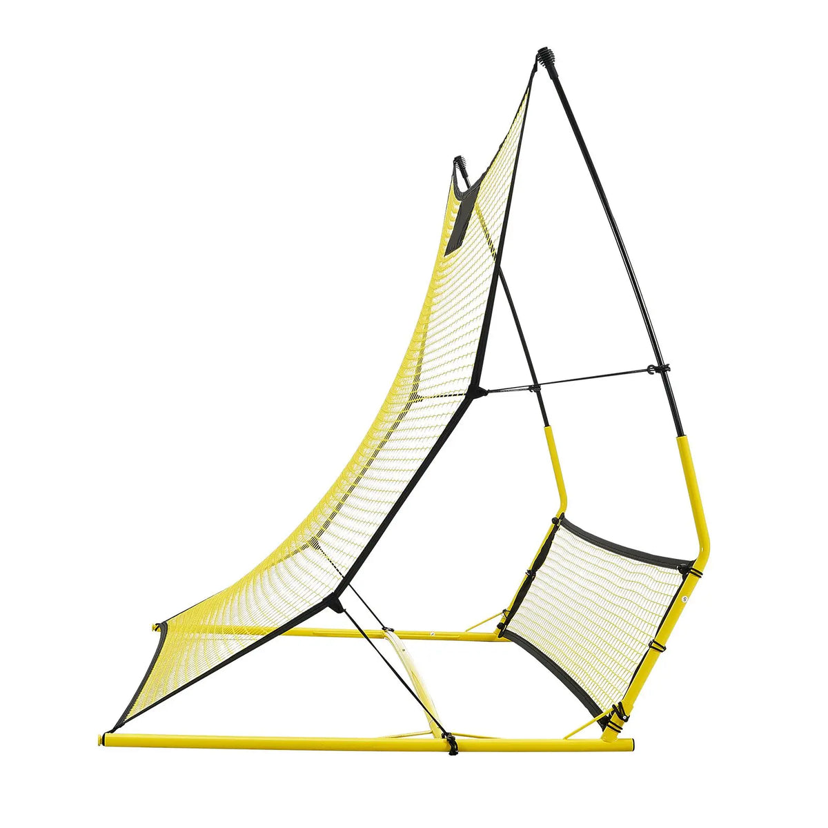 Soccer Trainer, 2-IN-1 Portable Soccer Rebounder Net, 71"X40" Iron Soccer Practice Equipment, Sports Football Rebounder Wall