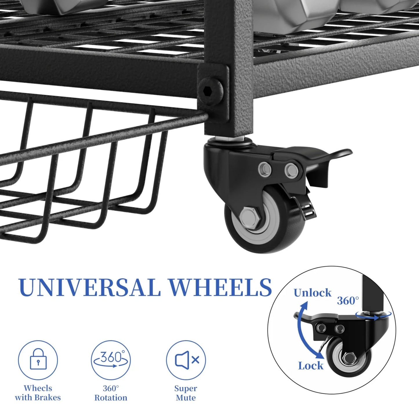 Yoga Mat Storage Rack On Wheels Home Gym Organizer