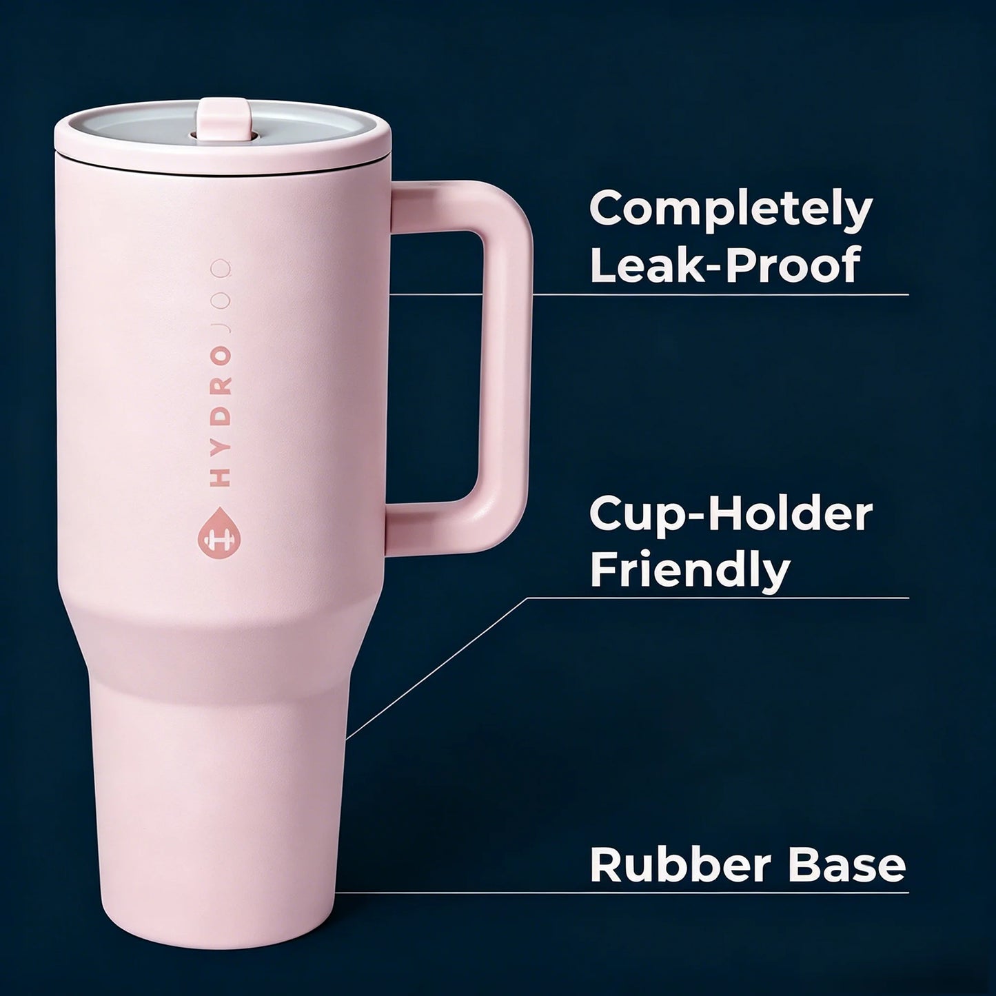 Traveler Insulated Stainless Steel Water Bottle Flip Straw