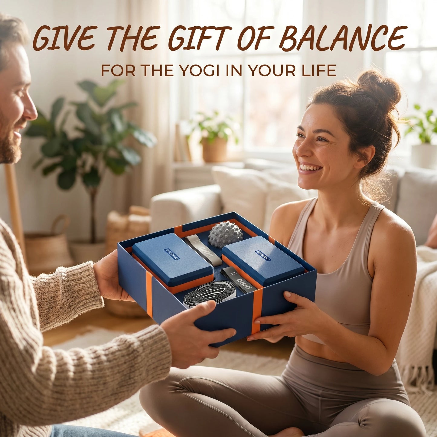 Yoga Blocks 2 Pack Non Slip EVA For Deep Stretching