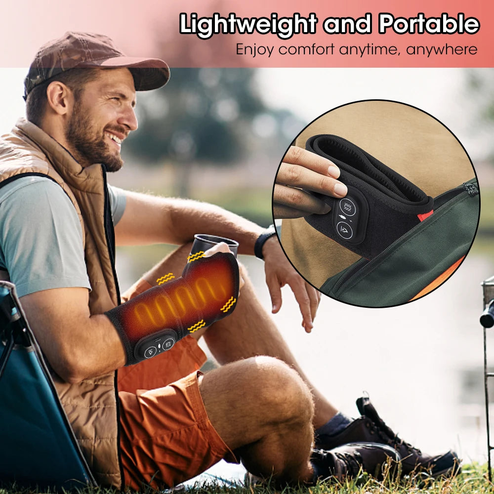 Hailicare Light Therapy Massage Wrap For Hands Wrists Knees Cordless