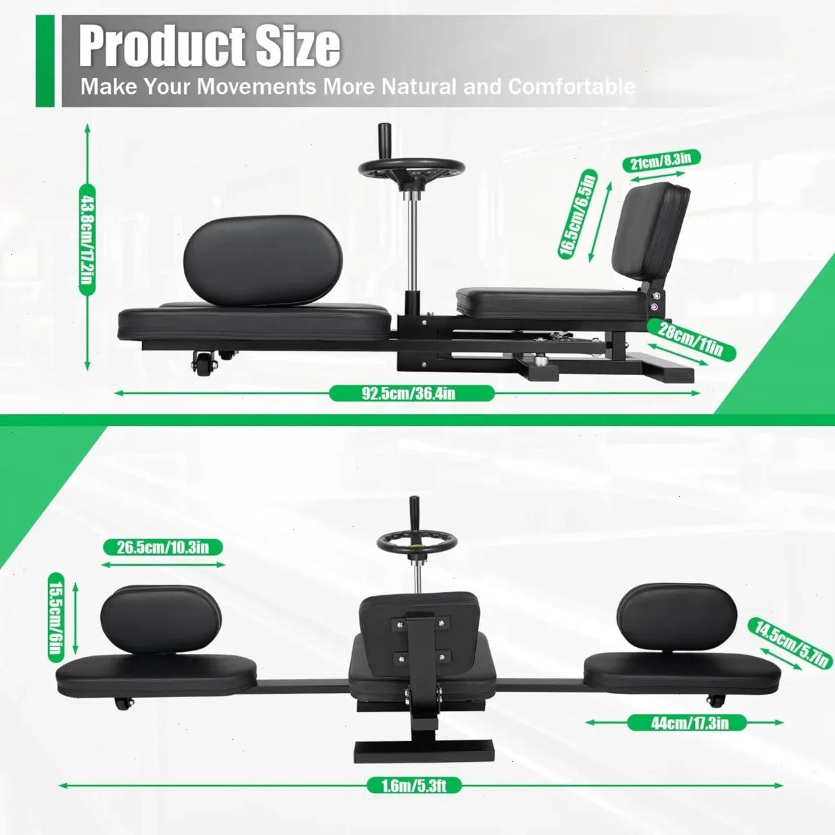 Adjustable Horizontal Split Flexibility Stretching Trainer For Home