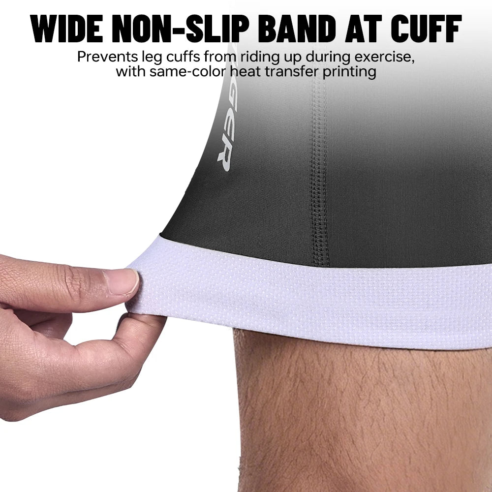 X-TIGER Men's Padded Cycling Shorts With Breathable Pockets For Comfort