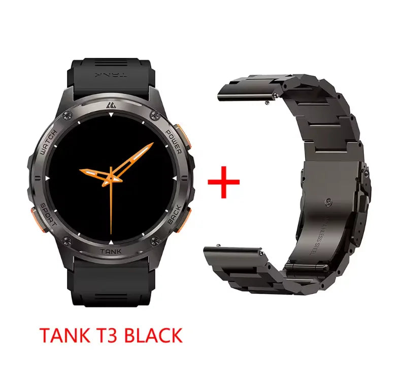 KOSPET TANK T3 Smartwatch With Calls Fitness Tracking And AMOLED