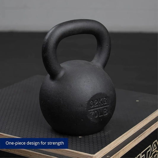 Titan Fitness Cast Iron Kettlebell Solid Construction For Full Body