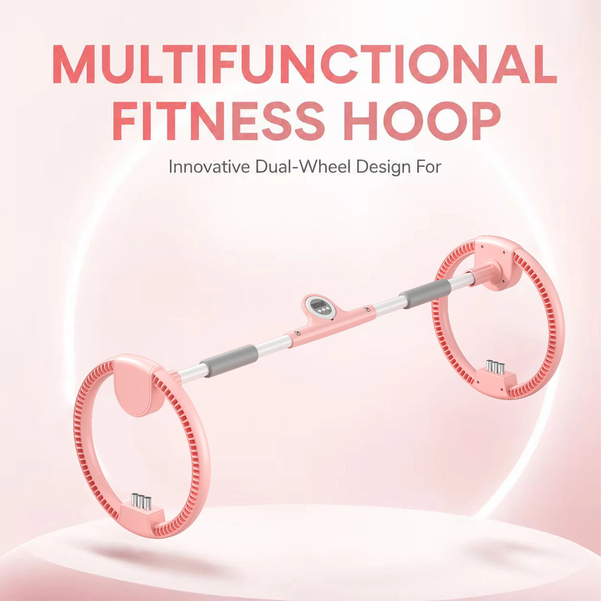 Adjustable Dual Forearm Wrist Wheel Trainer With Resistance Timer