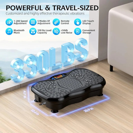 GMCXAX Vibration Plate Exercise Machine for Lymphatic Drainage and Weight Loss