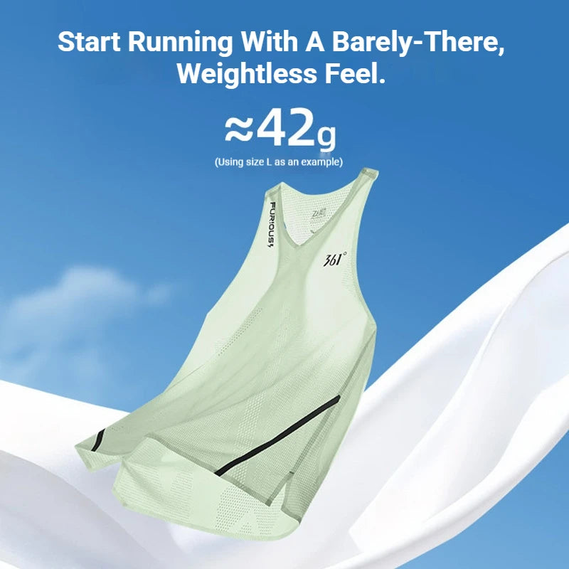 361 Furious Mens Sports Vest Slim Fit Fast Dry Breathable