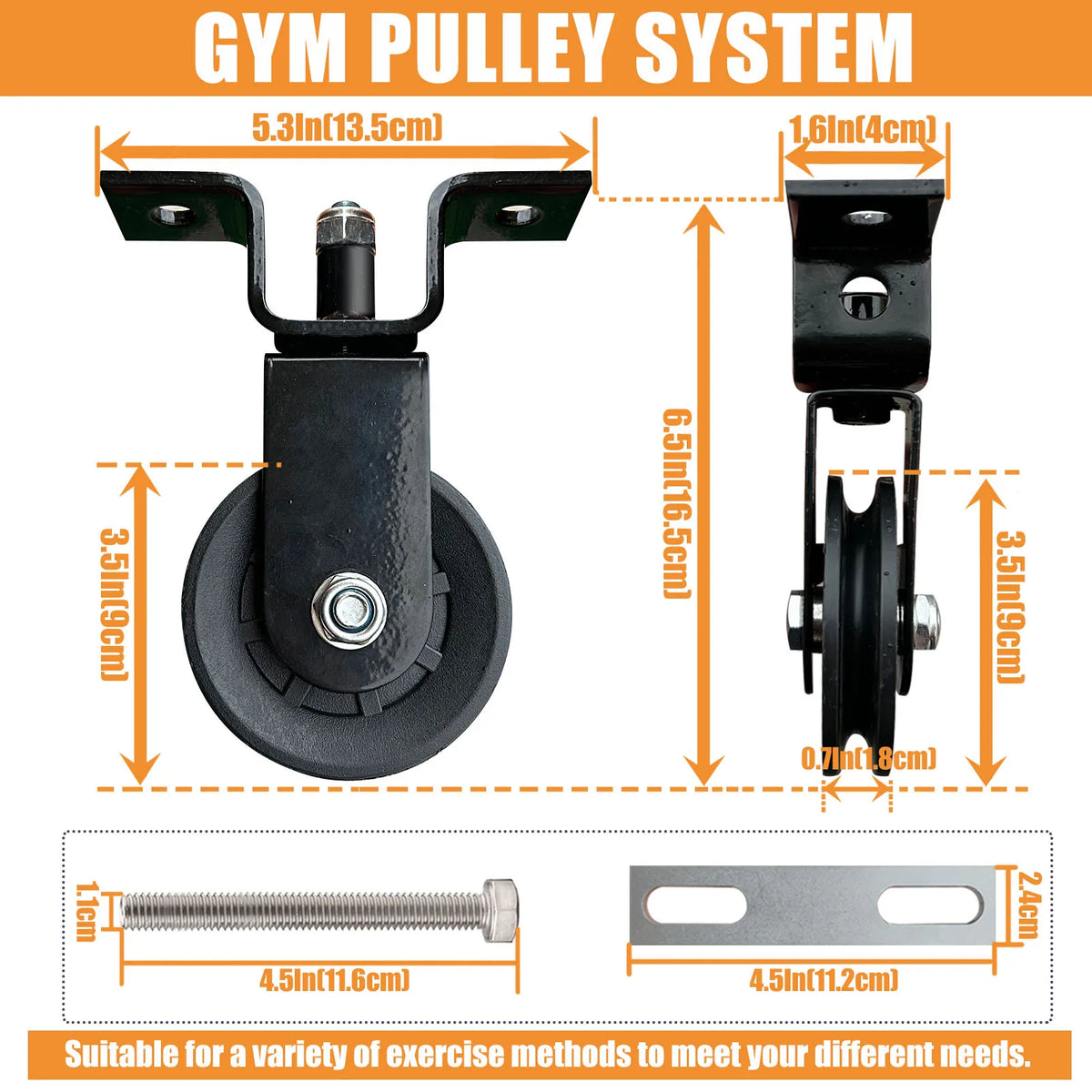 MARSAFIT Cable Pulley System For Home Gym Strength Training