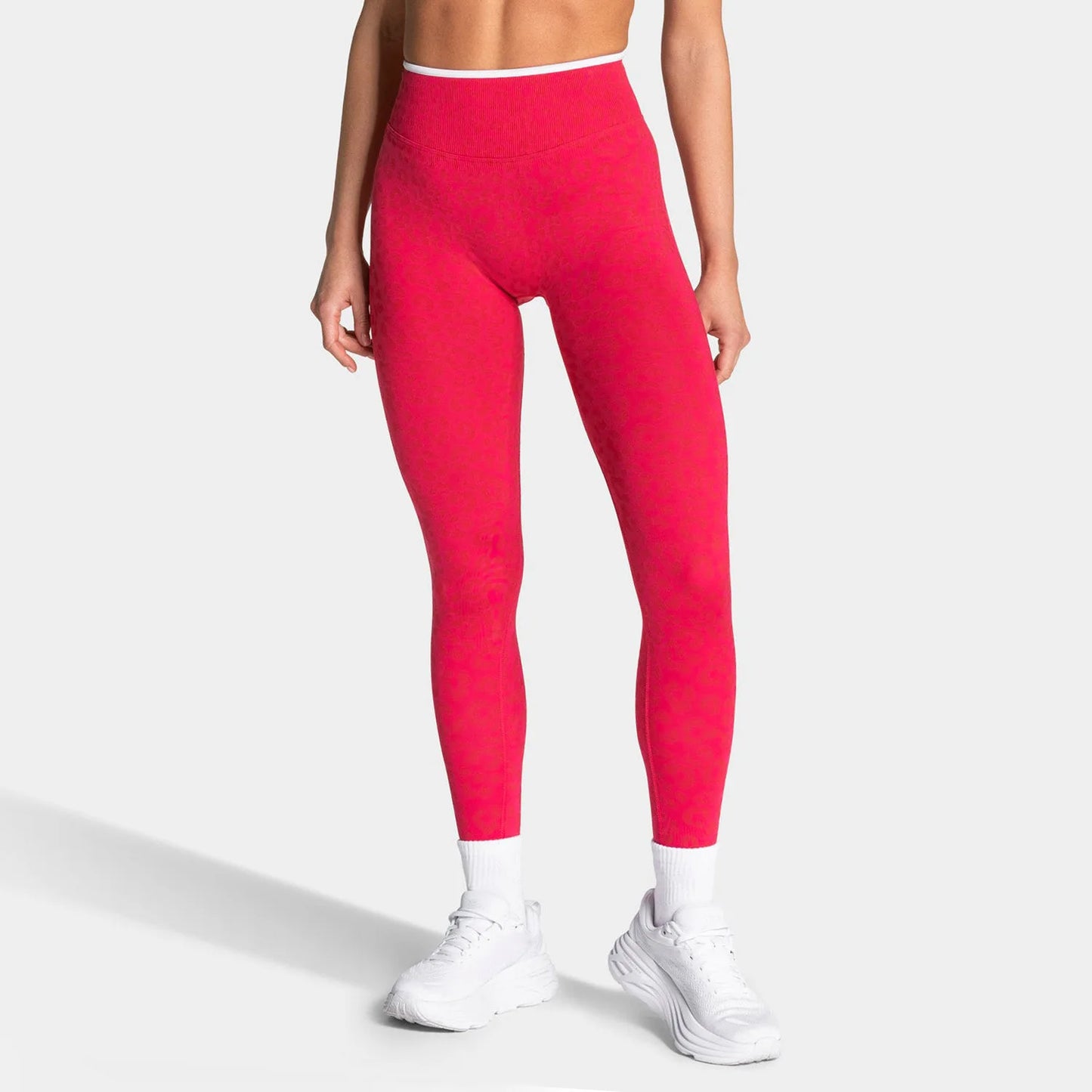 Everwanted Leopard Print Yoga Set Racerback Sports Bra High Waisted Leggings