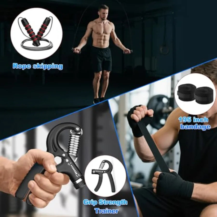 Punching Bag Set 4Ft With 12oz Gloves For MMA Kickboxing