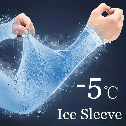 Cooling Arm Sleeve for Men and Women Ice Silk Protection