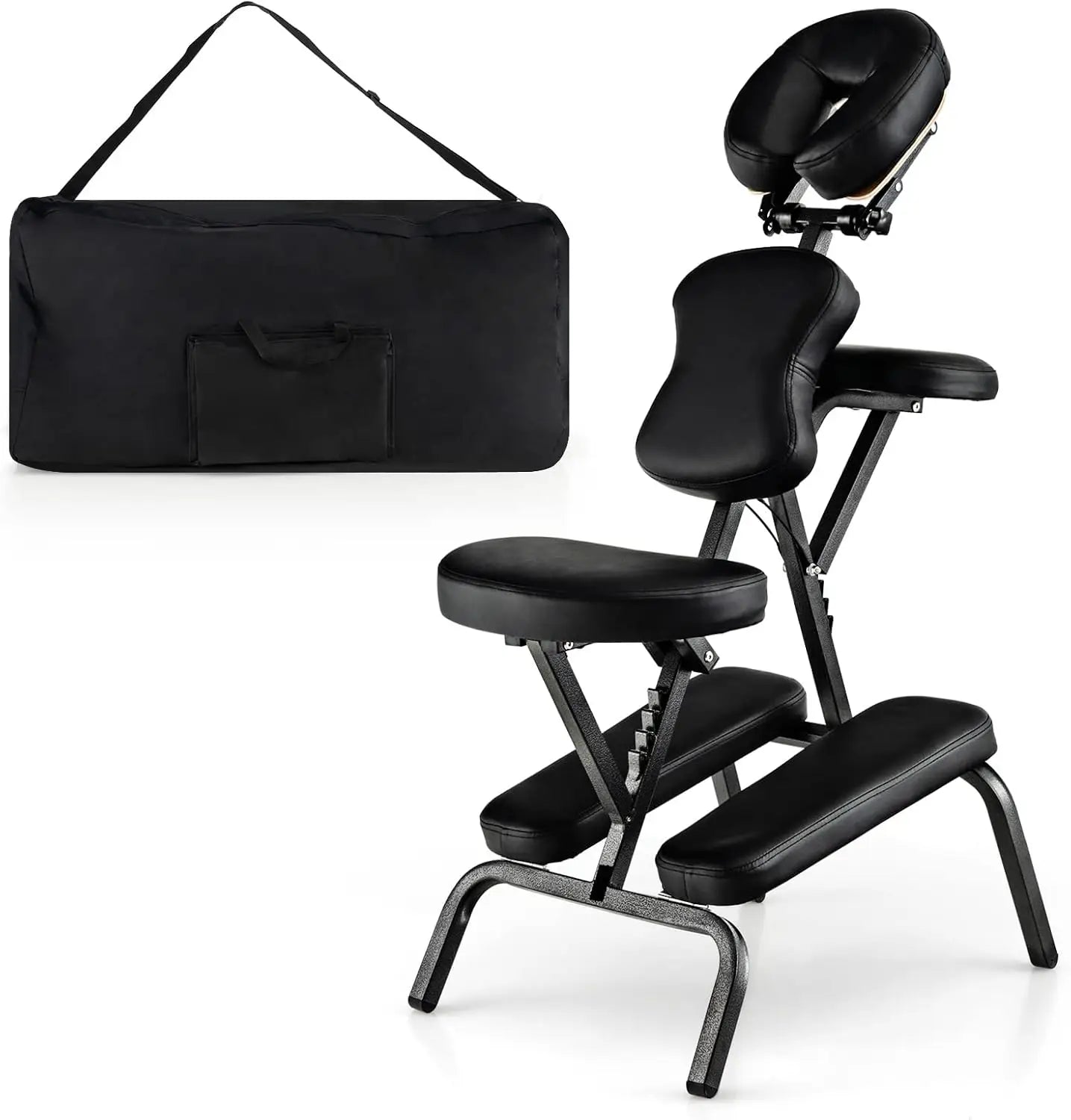 Portable Lightweight Folding Tattoo Massage Spa Chair With Carrying Bag