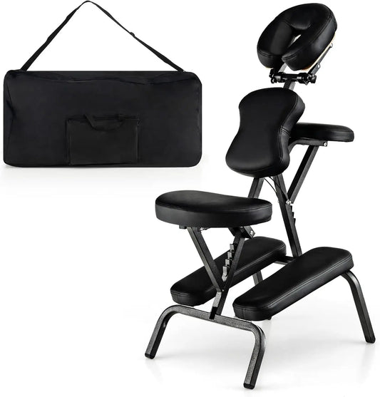 Portable Lightweight Folding Tattoo Massage Spa Chair With Carrying Bag