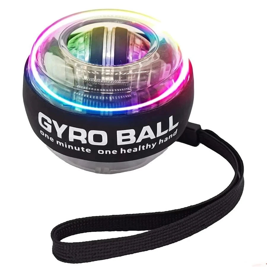 LED Wrist Power Trainer Ball Gyro Self-Starting Strengthener
