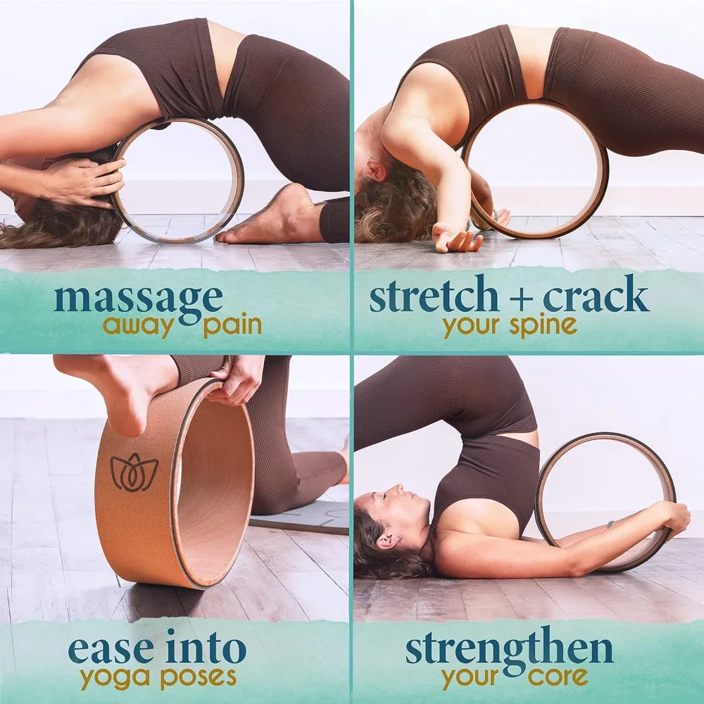Florensi Yoga Wheel Set 3-Pack For Back Pain Relief