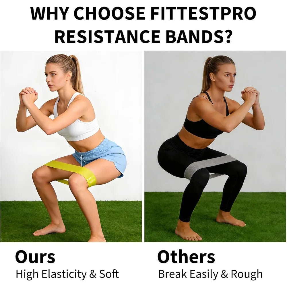 TPE Resistance Bands Set For Strength Training And Stretching