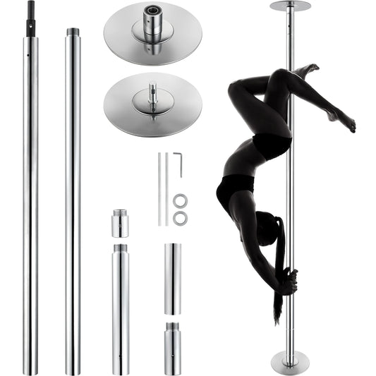 SucceBuy Professional Dancing Pole Kit Portable Removable Stainless Steel