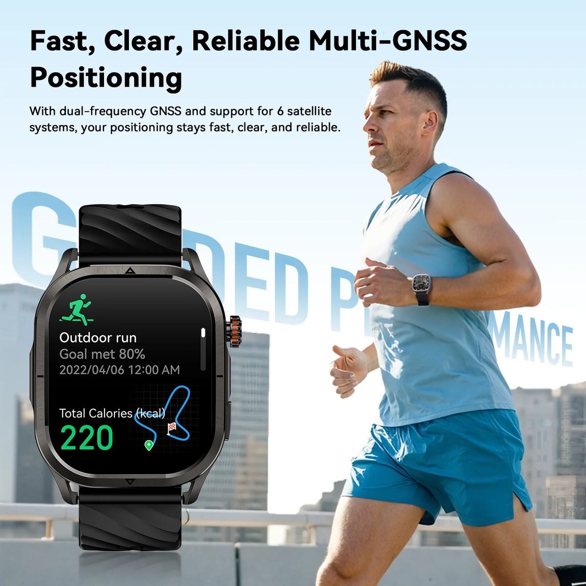 KOSPET Magic P10 GPS Smartwatch With AMOLED Sports Tracking