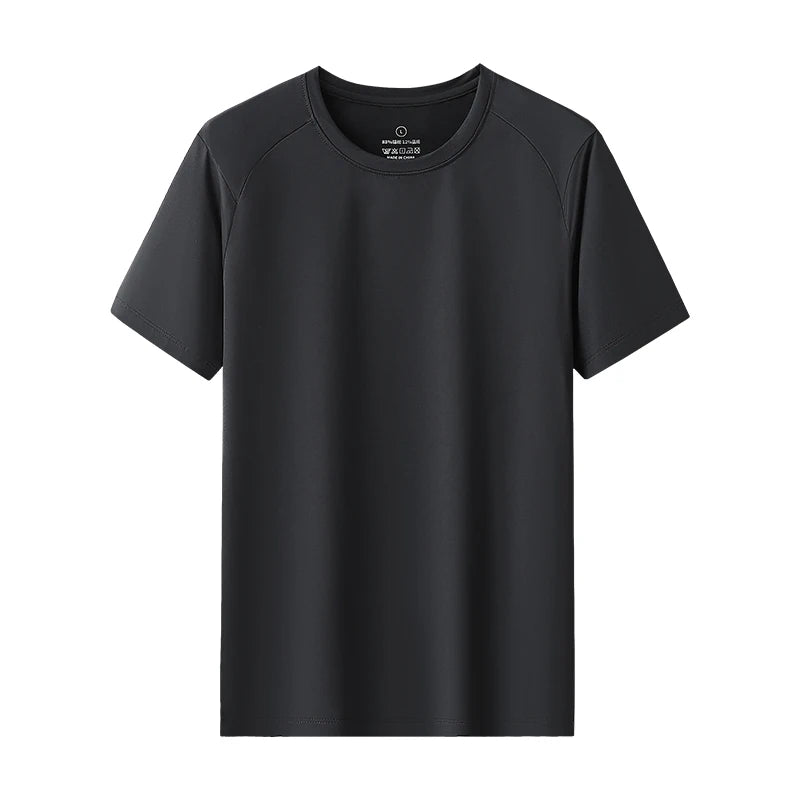 Unisex Quick Dry Ice Silk T Shirt Polyester Breathable Sports Top
