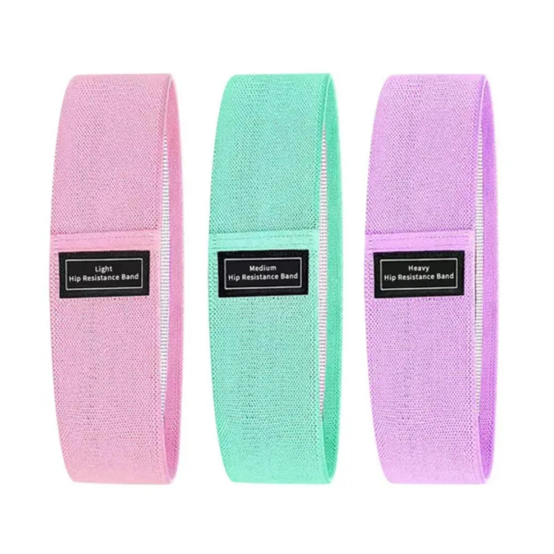 Elastic Resistance Bands For Yoga Pilates Hip And Home Workouts