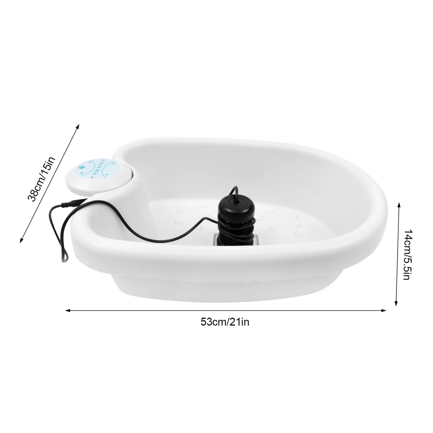 Bymaocar Foot Bath Spa Machine With Basin For Detox Circulation
