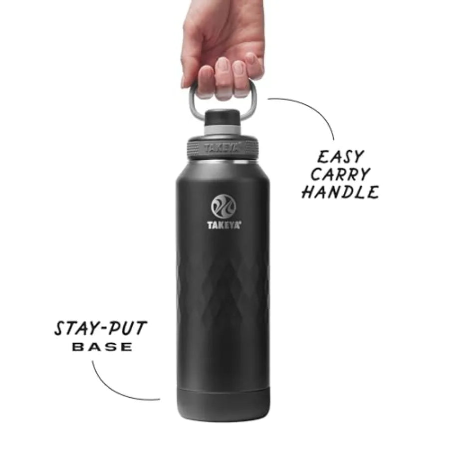 Sport Triple Insulated Stainless Steel Water Bottle Leakproof Spout Lid