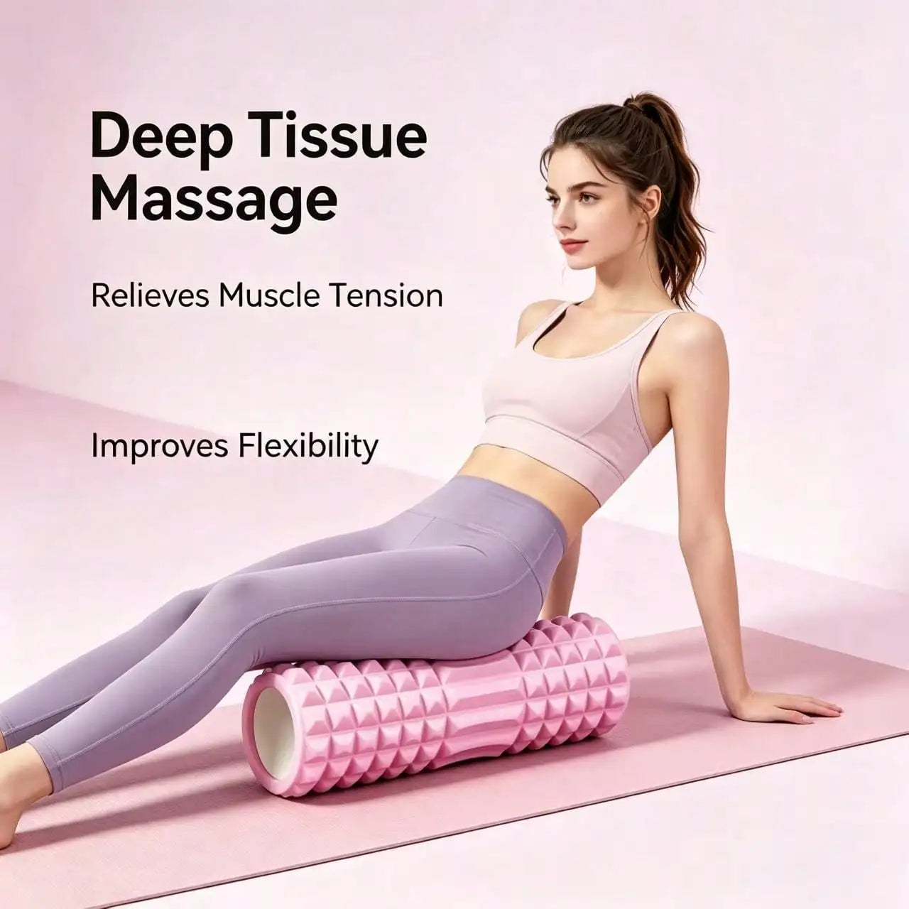Yoga Stretch Bands Set Latex Resistance Loops For Pilates Mobility