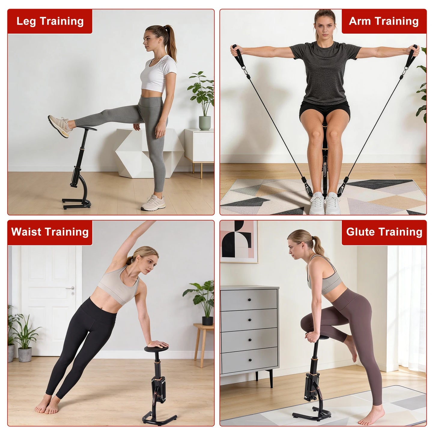 Squat Machine For Home Gym Adjustable Glute And Leg Strengthener